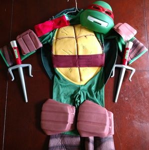 Boys TMNT Raphael Costume size Small (4 to 6)